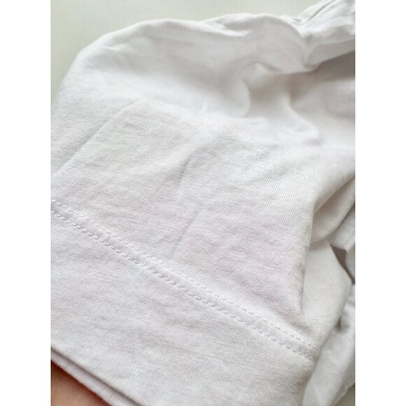 LOVE MOSCHINO White Cotton Jersey Logo Boxy Crew Neck T-Shirt, Size 2 - Picture 12 of 14